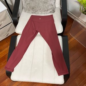 Lululemon align leggings 23” mulled wine colored (dusty rose) size 6